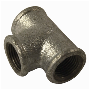 T-stykke i galvaniseret metal - 1/2" x 1/2" x 1/2"